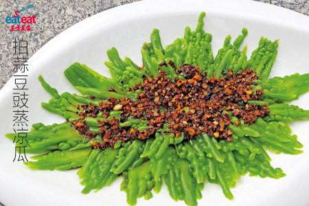 拍蒜豆豉蒸杜远凉瓜