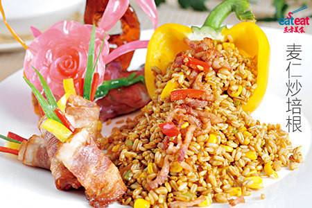 麦仁炒培根