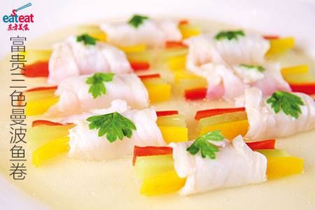 富贵三色曼波鱼卷