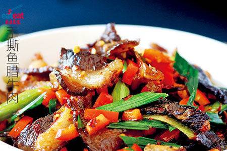 手撕鱼腊牛肉