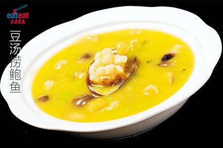 豆汤捞鲍鱼