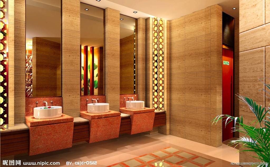 方法：餐厅卫生间设计要围绕“人”来进行