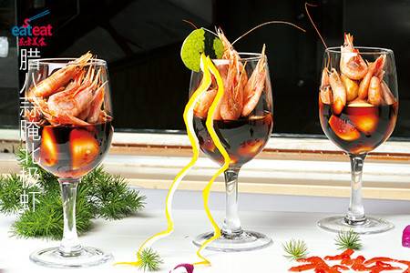 腊八蒜腌北极虾