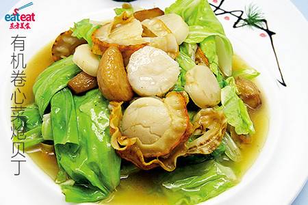有机卷心菜炝贝丁