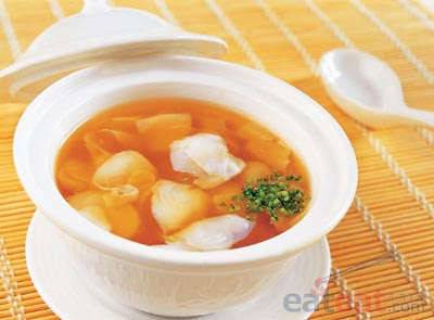 青柠烩乌鱼蛋