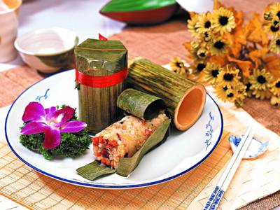 腊味竹桶饭