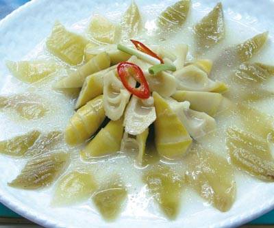 海宁咸白菜煮竹笋
