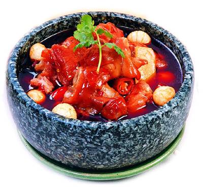 石钵焖牛足