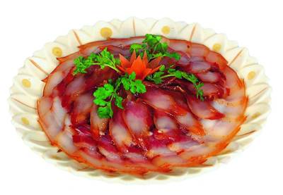 腊肉蒸头菜