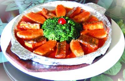 腊鱼烧霉豆渣
