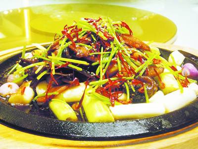 干锅辣酒黄鱼