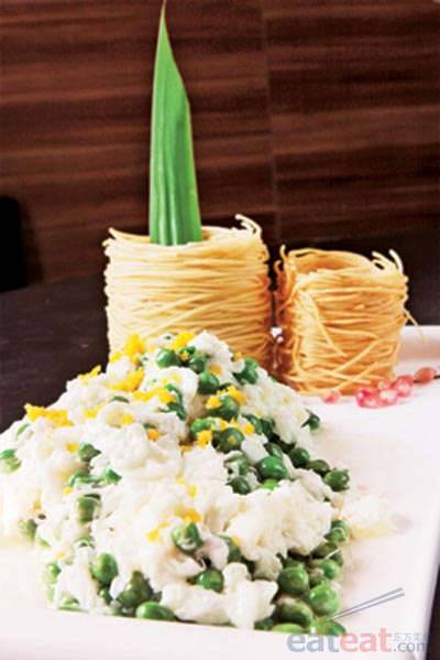 蛋清豌豆米