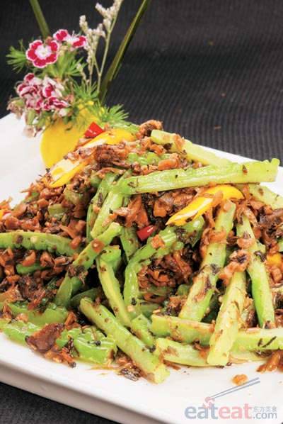 外婆菜炒苦瓜