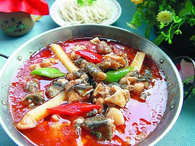红咖喱甘蔗牛蛙