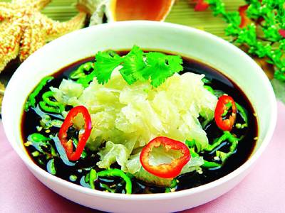 生炝椒圈海蜇