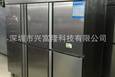 六门冷柜：双温保鲜 不锈钢材质