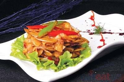 烤蘑菇炒娃娃菜