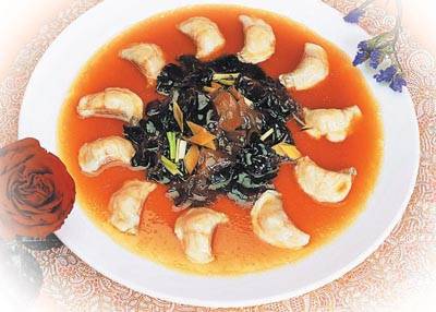 糟溜鱼饺