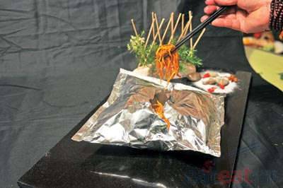 锡纸包鲜虫草花