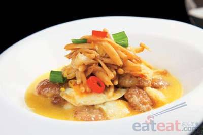 蛋饼煮三鲜