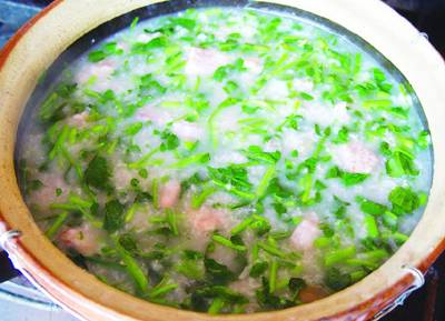 鱼滑西洋菜芋粒粥