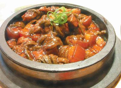 豇豆扎肉