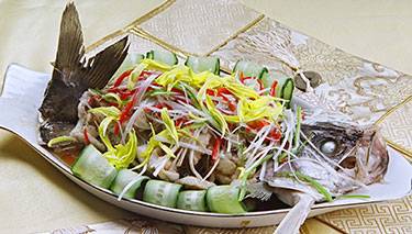 鲜花鲈鱼