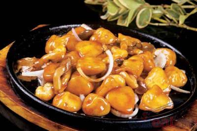 铁板烤芋饺