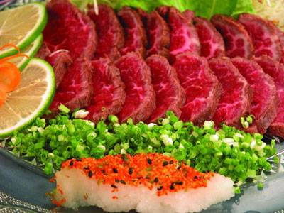 牛肉刺身