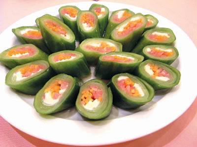 芝士黄瓜卷