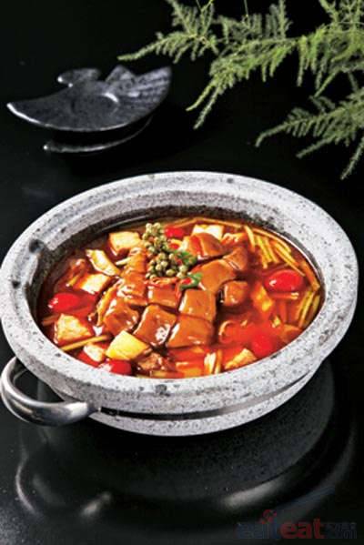 石锅酸辣驴肉