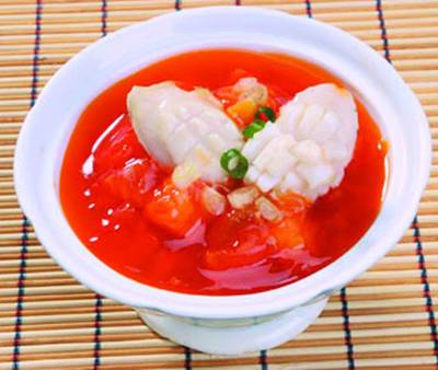 西红柿小麦煮台湾鲍