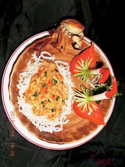 蟹粉鱼丝