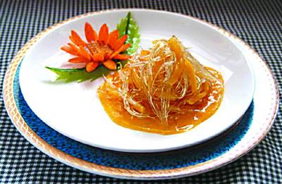 香芒汁捞海虎翅