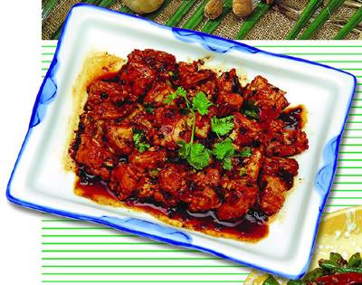 豉汁蒸肉排