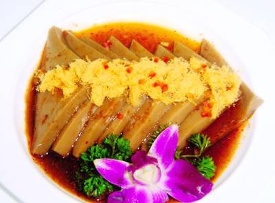 肉松拌橡子豆腐