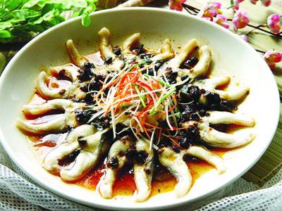 茶菇豆豉河鳗