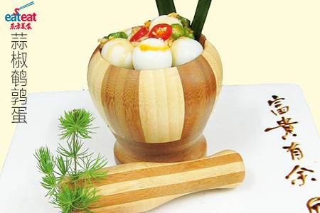 蒜椒鹌鹑蛋