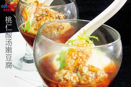 桃仁酸汤嫩豆腐