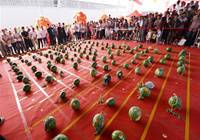 开封：“斗瓜”大赛精彩纷呈