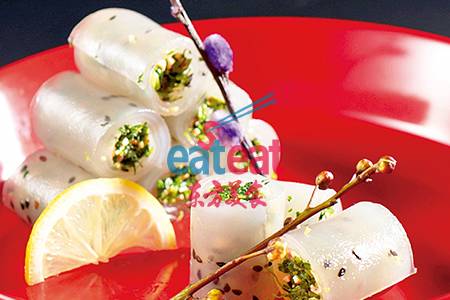 水晶粉皮裹野蔬