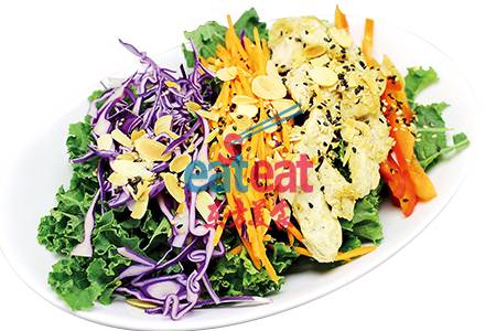 鸡胸羽衣甘蓝沙拉