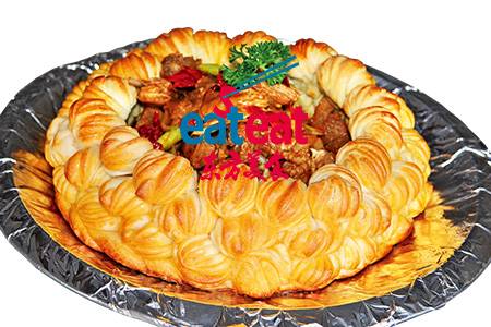 农家烤馍羊羔肉