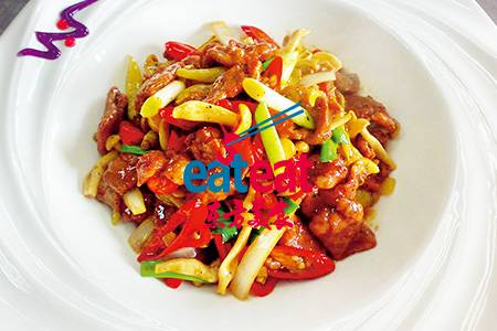 黑椒白玉山猪肉
