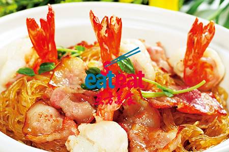 粉丝虾煲爽肉