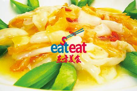 鸡汤花枝浸螺片