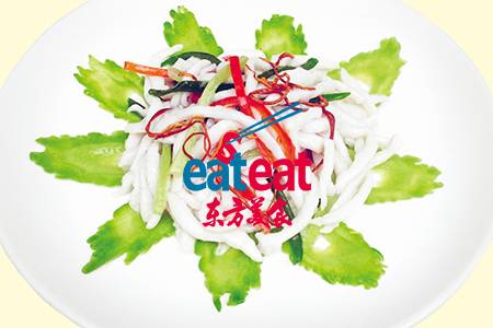 虫草花熘墨鱼丝