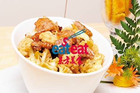 皮皮虾炒菜花：滋味鲜得没话说！