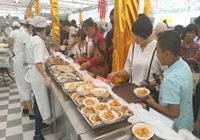 甘肃：白银水川荷花美食节开幕