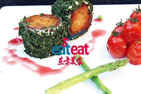 素牛肉卷配时蔬松